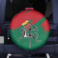 Lithuania Emblem Spare Tire Cover National Symbol with Traditional Patterns