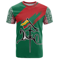 Lithuania Emblem T Shirt National Symbol with Traditional Patterns