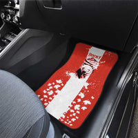 Canada Bear Car Mats with Maple Leaf and Rocky Mountain Design