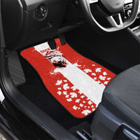 Canada Bear Car Mats with Maple Leaf and Rocky Mountain Design