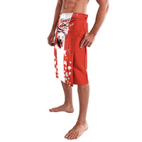 Canada Bear Lavalava with Maple Leaf and Rocky Mountain Design