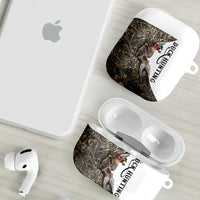 Duck Hunting Retriever AirPods Case Mallard Shotgun Hunt with Camouflage Marsh Dog Artwork