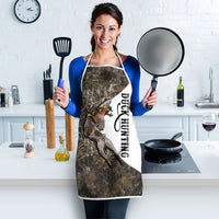 Duck Hunting Retriever Apron Mallard Shotgun Hunt with Camouflage Marsh Dog Artwork
