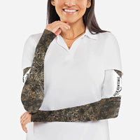 Duck Hunting Retriever Arm Sleeves Mallard Shotgun Hunt with Camouflage Marsh Dog Artwork