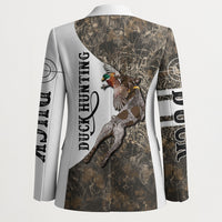 Duck Hunting Retriever Blazer Mallard Shotgun Hunt with Camouflage Marsh Dog Artwork