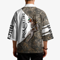 Duck Hunting Retriever Kimono Mallard Shotgun Hunt with Camouflage Marsh Dog Artwork