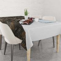 Duck Hunting Retriever Tablecloth Mallard Shotgun Hunt with Camouflage Marsh Dog Artwork