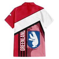 Greenland Family Matching Puletasi and Hawaiian Shirt with Polar Bear Emblem and Land of Ice Heart of Fire Text Design