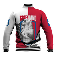 Greenland Pride Baseball Jacket The Spirit of the Arctic Bear