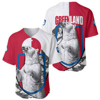 Greenland Pride Baseball Jersey The Spirit of the Arctic Bear
