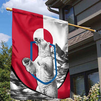 Greenland Pride Garden Flag The Spirit of the Arctic Bear