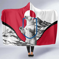 Greenland Pride Hooded Blanket The Spirit of the Arctic Bear
