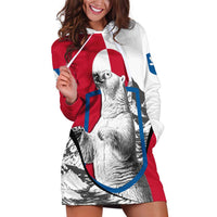 Greenland Pride Hoodie Dress The Spirit of the Arctic Bear