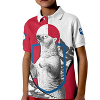 Greenland Pride Kid Polo Shirt The Spirit of the Arctic Bear