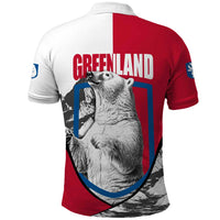 Greenland Pride Polo Shirt The Spirit of the Arctic Bear
