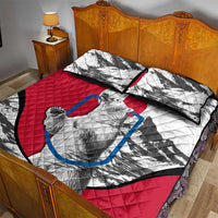 Greenland Pride Quilt Bed Set The Spirit of the Arctic Bear