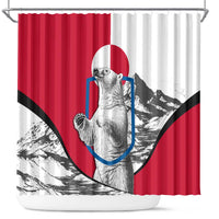 Greenland Pride Shower Curtain The Spirit of the Arctic Bear