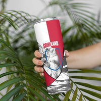 Greenland Pride Skinny Tumbler The Spirit of the Arctic Bear