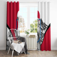 Greenland Pride Window Curtain The Spirit of the Arctic Bear