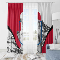 Greenland Pride Window Curtain The Spirit of the Arctic Bear