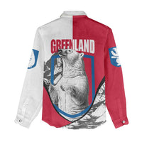 Greenland Pride Women Casual Shirt The Spirit of the Arctic Bear