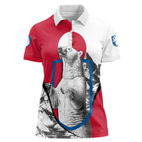 Greenland Pride Women Polo Shirt The Spirit of the Arctic Bear