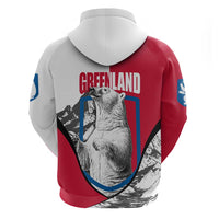 Greenland Pride Zip Hoodie The Spirit of the Arctic Bear