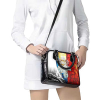 Kalaallit Nunaat Pride Shoulder Handbag Polar Bear Spirit in Stained Glass Style