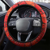 Kalaallit Nunaat Pride Steering Wheel Cover Polar Bear Spirit in Stained Glass Style
