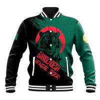 Bangladesh Bengal Tiger Baseball Jacket with National Flag and Emblem Design