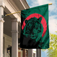 Bangladesh Bengal Tiger Garden Flag with National Flag and Emblem Design