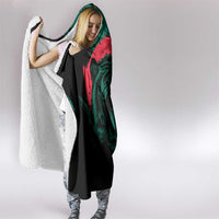 Bangladesh Bengal Tiger Hooded Blanket with National Flag and Emblem Design