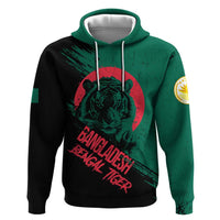 Bangladesh Bengal Tiger Hoodie with National Flag and Emblem Design