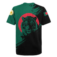 Bangladesh Bengal Tiger Rugby Jersey with National Flag and Emblem Design