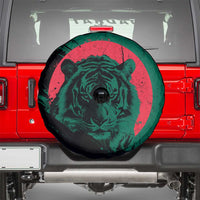 Bangladesh Bengal Tiger Spare Tire Cover with National Flag and Emblem Design