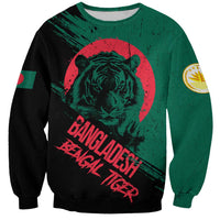 Bangladesh Bengal Tiger Sweatshirt with National Flag and Emblem Design