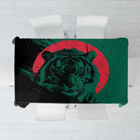 Bangladesh Bengal Tiger Tablecloth with National Flag and Emblem Design