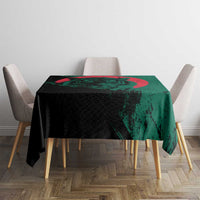 Bangladesh Bengal Tiger Tablecloth with National Flag and Emblem Design