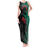 Bangladesh Bengal Tiger Tank Maxi Dress with National Flag and Emblem Design