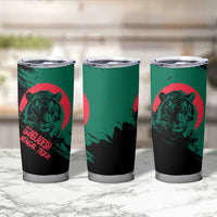 Bangladesh Bengal Tiger Tumbler Cup with National Flag and Emblem Design