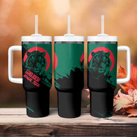 Bangladesh Bengal Tiger Tumbler With Handle with National Flag and Emblem Design