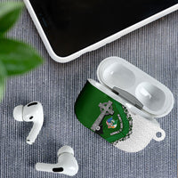Ancient Order Of Hibernians AirPods Case Celtic Cross Irish American Flag Heritage