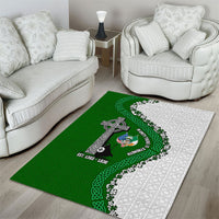 Ancient Order Of Hibernians Area Rug Celtic Cross Irish American Flag Heritage