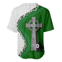 Ancient Order Of Hibernians Baseball Jersey Celtic Cross Irish American Flag Heritage