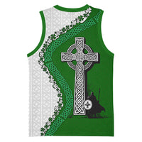 Ancient Order Of Hibernians Basketball Jersey Celtic Cross Irish American Flag Heritage