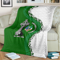 Ancient Order Of Hibernians Blanket Celtic Cross Irish American Flag Heritage