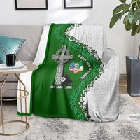 Ancient Order Of Hibernians Blanket Celtic Cross Irish American Flag Heritage
