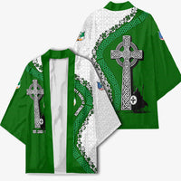 Ancient Order Of Hibernians Kimono Celtic Cross Irish American Flag Heritage