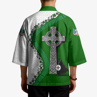 Ancient Order Of Hibernians Kimono Celtic Cross Irish American Flag Heritage