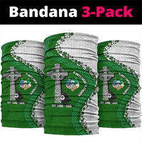 Ancient Order Of Hibernians Neck Gaiter Celtic Cross Irish American Flag Heritage